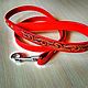 Leash for dogs, vodilka, leash leather leash-perastika. Accessories for Pets. AshotCraft. My Livemaster. Фото №4