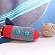 Игровой набор "Космический": космонавт, луна и ракета. Амигуруми куклы и игрушки. Счастье в уюте (мастер Анна Егорова). Ярмарка Мастеров.  Фото №6
