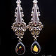 Long earrings 'Candles'. Vintage style, Earrings, Protvino,  Фото №1