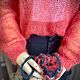 Свитер паутинка из мохера. Свитеры. Knitwork_room (Вязаные вещи в наличии и под заказ). Ярмарка Мастеров.  Фото №4