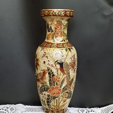Фарфоровая ваза китайские антикварные напольные вазы для цветов 48 фото