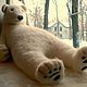 Белый медведь, Мягкие игрушки, Рига,  Фото №1