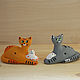 Whistles: Cats, Cats, kittens. Penny whistle. Pottery ''Baigol''. Online shopping on My Livemaster.  Фото №2