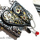 Стимпанк кулон, колье, кулон в стиле стимпанк,часы/ Steampunk. Украшения субкультур. ©️Устинова Анна  -Steampunk Master- (UstinovaAnna) (UstinovaAnna). Ярмарка Мастеров.  Фото №5