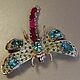 Dragonfly brooch 'Summer' with topaz and rubies, Brooches, Voronezh,  Фото №1