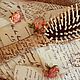 Щетка-расческа "Нежное письмо" Деревянная расческа, декупаж. Гребни. Милана Гиренко *Милые мелочи*. Ярмарка Мастеров.  Фото №4