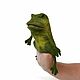 A Frog glove toy for a child's hand. Puppets, Puppet show, Rostov-on-Don,  Фото №1