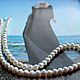 Beads, natural white pearl Classic. Necklace. nataligem (nataligem). My Livemaster. Фото №4