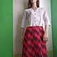 A-line skirt of colored cotton, Skirts, Novosibirsk,  Фото №1