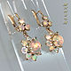 Earrings 'Opal-chamomile' gold 585, opals. VIDEO. Earrings. MaksimJewelryStudio. Online shopping on My Livemaster.  Фото №2