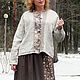 Рубашка Льняная серая. Блузки. Елена. Бохо одежда 'Дело вкуса' (elena-delovkusa). Ярмарка Мастеров.  Фото №5