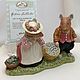 Заказать Винтаж: Статуэтка «Off to pick Mushrooms» мотивам «Brambly Hedge». Vintage My Story (Ирина). Ярмарка Мастеров. . Статуэтки винтажные Фото №3