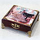Jewelry box ' My Muse'. Box. decoupage history. My Livemaster. Фото №5