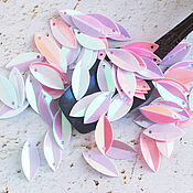 Материалы для творчества handmade. Livemaster - original item Sequins 16 mm Pink lily petals 2 g. Handmade.