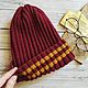 Комплект Снуд, Повязка и Шапка Гриффиндор женский. Шапки. ArtKnitDesign Свитера Уизли. Ярмарка Мастеров.  Фото №8