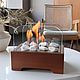 Bio fireplace table Grunge 'Mocha'. Fireplaces. Woodkamin - biokaminy iz dereva. My Livemaster. Фото №5