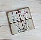 'carnation' decorative tiles / panels / stand. Pictures. botanica-m. Online shopping on My Livemaster.  Фото №2