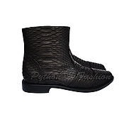 Обувь ручной работы handmade. Livemaster - original item Men`s winter boots made of Python DANDY. Handmade.