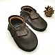 Dark brown baby moccasins ,Ebooba, Baby shoes 100% leather. Footwear for childrens. ebooba. Online shopping on My Livemaster.  Фото №2