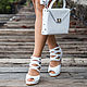 Sandals made of genuine leather Sally. Summer stilettos. Shoes. KolibriLeather. Online shopping on My Livemaster.  Фото №2