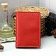 Red passport cover made of genuine leather, Passport cover, Murmansk,  Фото №1