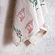 Linen towels for the kitchen ' Chickens'. Towels. Sewing fad. Online shopping on My Livemaster.  Фото №2