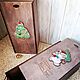 Деревянные коробочки для кукол и игрушек. Мебель для кукол. Ольга Гончарова.Подставки для кукол. Интернет-магазин Ярмарка Мастеров.  Фото №2