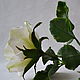 Белая роза. Цветы. Лепучкины Штучки. Интернет-магазин Ярмарка Мастеров.  Фото №2
