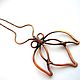 Медная шпилька для волос wire wrap. Шпилька. Юлия Акифьева (Julia-Wire). Ярмарка Мастеров.  Фото №5