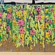 Painting triptych multicolored flower waterfall 'Summer' 3 by 30h21 cm. Panels. chuvstvo-pozitiva (chuvstvo-pozitiva). My Livemaster. Фото №5