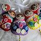 Souvenirs:10 colourful Russian dolls, Christmas tree ornaments out of felt. Christmas decorations. arkensoie Silkyway. Online shopping on My Livemaster.  Фото №2