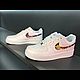 Кроссовки белые Nike Air Force 1 унисекс, кастом, ручная роспись. Кроссовки. Olgavolgoart. Роспись одежды и обуви. Кастом. Ярмарка Мастеров.  Фото №9