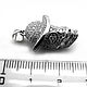 Подвеска из серебра Kent Skull TEP38-02BL. Подвеска. Blacksilver. Ярмарка Мастеров.  Фото №4