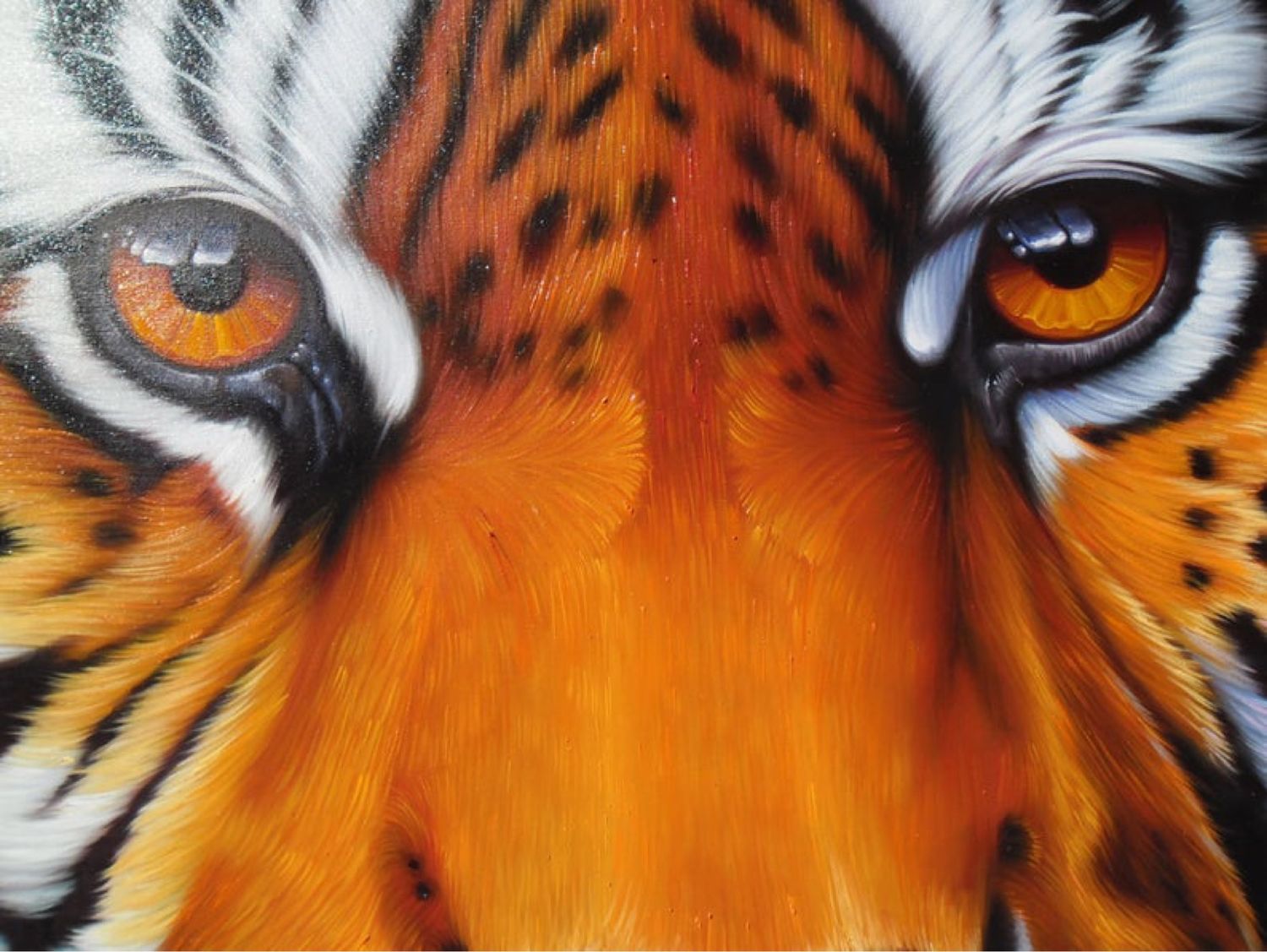Глаз тигра в живописи