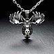 Подвеска Лось. Подвеска. AlexFox Jewelry. Ярмарка Мастеров.  Фото №4