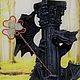 Шпилька медная "Клевер" с флюоритом. Шпилька. Сокровищница Сиреневой Феи (elsanna-jewelry). Интернет-магазин Ярмарка Мастеров.  Фото №2
