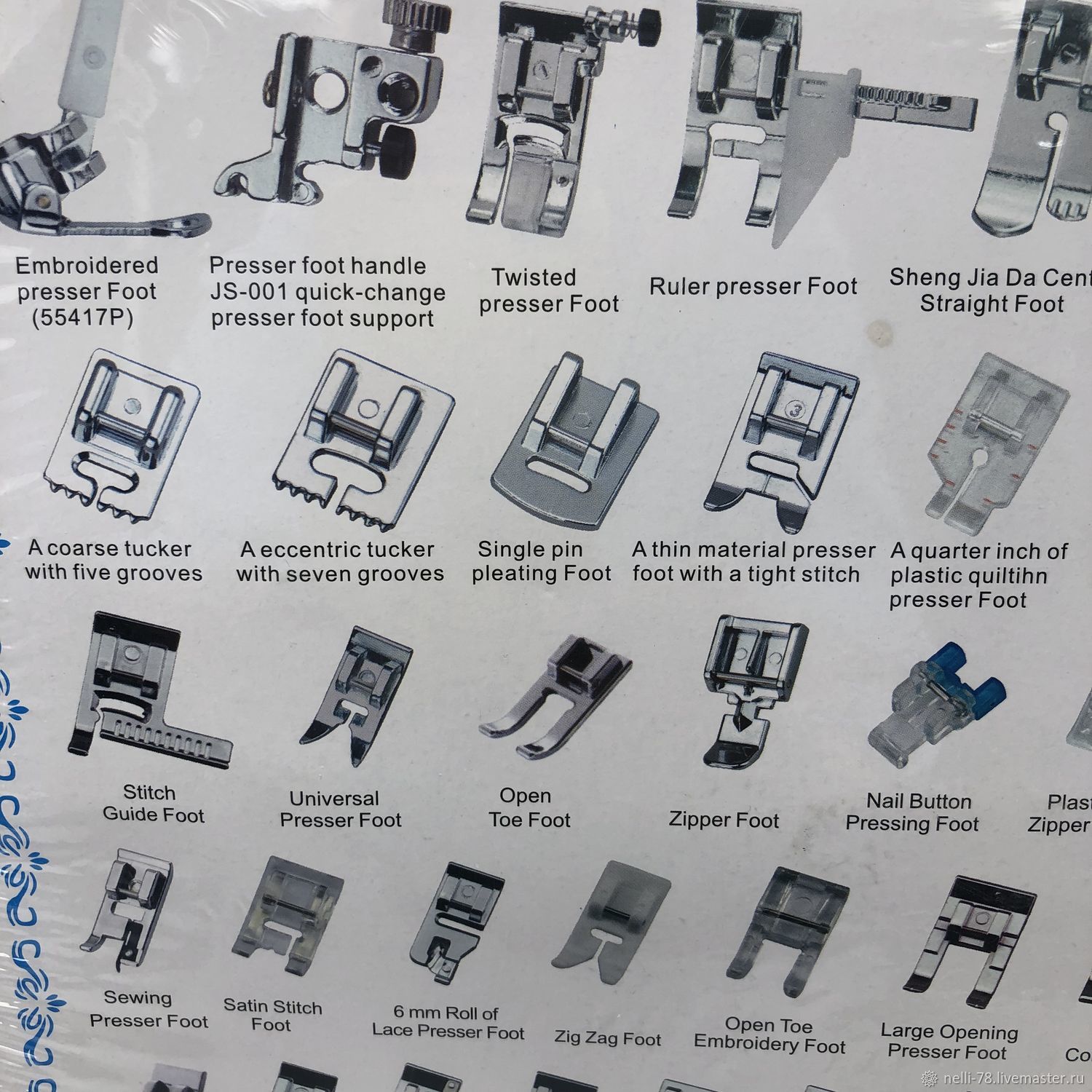 Набор лапок для швейных машин 72 шт купить в интернет-магазине Ярмарка  Мастеров по цене 3500 ₽ – QHQ4CRU | Инструменты для шитья, Владивосток - ...