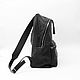 Заказать Рюкзак из кожи - Backpack Undeground Graphit. Сумки из кожи ANGELDEMONS  design. Ярмарка Мастеров. . Рюкзаки Фото №3
