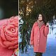 Пальто " Коралловая весна". Пальто. Творческая мастерская 'Сундучок' (MoiSunduschok). Ярмарка Мастеров.  Фото №4