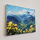 Oil painting of the Mountains of Krasnaya Polyana. Pictures. Anna_green_artist. Online shopping on My Livemaster.  Фото №2