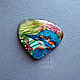  Painting for creating Kingfisher jewelry in Labrador. Cabochons. greka. Online shopping on My Livemaster.  Фото №2