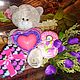 Teddy bear with a heart of soap 3D, Teddy Bears, Bataysk,  Фото №1