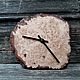 Clock made of birch burl, Watch, Moscow,  Фото №1