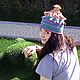 Оригинальная шапка-корона , афростиль. Шапки. Наталья Сакура. Интернет-магазин Ярмарка Мастеров.  Фото №2