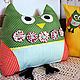 Подушка Сова. Подушки. Sunny Bunny Toys. Ярмарка Мастеров.  Фото №4