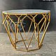 Журнальный столик CRYSTAL. Столы. BULL WULL FURNITURE. Интернет-магазин Ярмарка Мастеров.  Фото №2