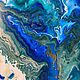 Заказать Картина на холсте “Blue onyx”. Дарья Манякина. Ярмарка Мастеров. . Картины Фото №3