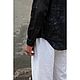 Рубашка мужская из конопли Hemp Oversized Work Shirt Garment Dyed. Рубашки мужские. VÄN Studio. Ярмарка Мастеров.  Фото №5