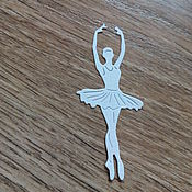 Материалы для творчества handmade. Livemaster - original item !Cutting scrapbooking Ballerina, diz cardboard. Handmade.