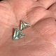 Аквамарины пара 4 ct. Серьги классические. Камни натуральные, Jeweller138. Ярмарка Мастеров.  Фото №4